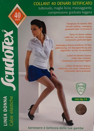 Scudotex 433 40 denes kompressziós selyemszálas harisnyanadrág Scudotex 433 40 denes kompressziós selyemszálas harisnyanadrág